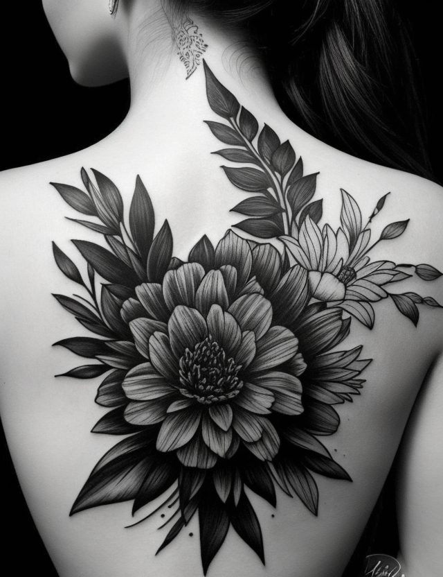 Flower Back Tattoos: 30 top trending designs to match your personality