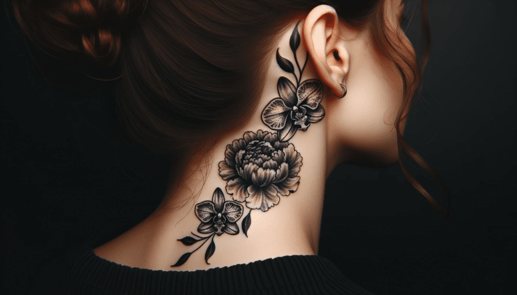 tattoo design behind the ear