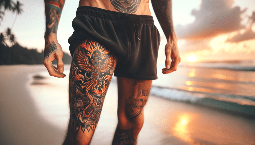 Men's Thigh Tattoos