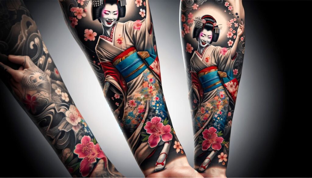 30 Best Unique Japanese Geisha Tattoo Designs