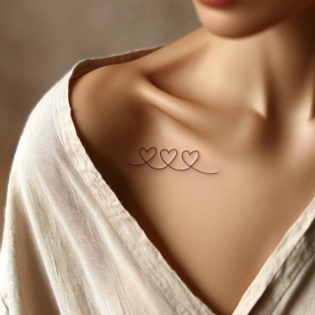 3 Hearts Tattoo 20 Best, Unique Designs For You