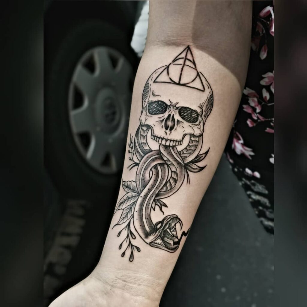 death eater tattoo for men